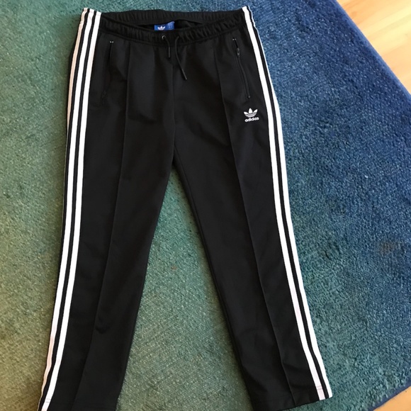 Adidas Cropped Three Stripe Track Pants - Picture 4 of 6